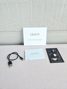Clutch Portable Power Bank Charger For iPhone Thin White